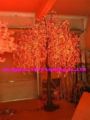 Yaye 2021 Hot Sell Diameter 3m/Height 3.5m RGB LED Christmas Willow Tree with 5376LEDs/ 2 Years Warranty