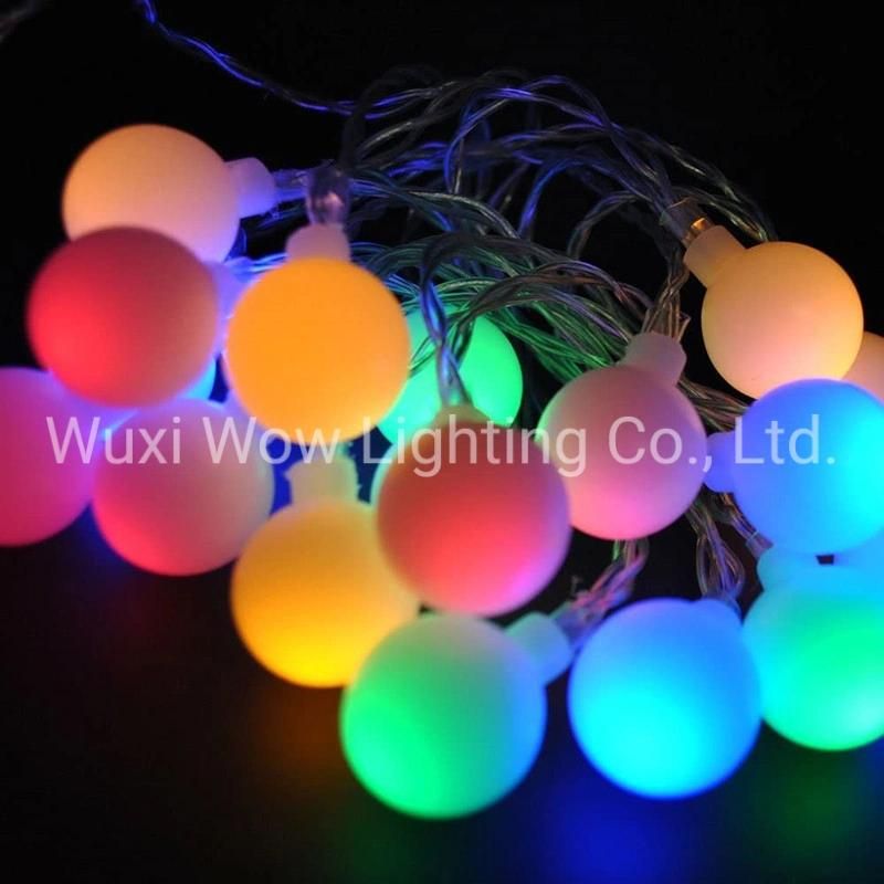 5m 16feet 50 LED Colour Changing Disco Fading Twinkling LED Christmas Fairy Light with Berry Covers