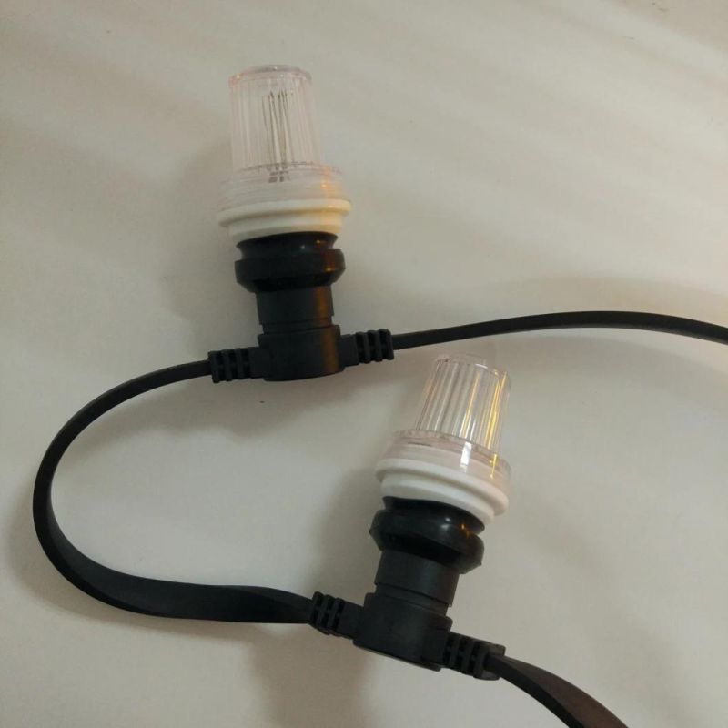 E14/E27/B22 Base LED/Xenon Strobe Lamp for Festoon Lighting Cable Flash Lamp