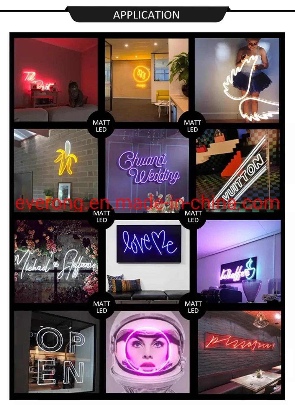 Wall-Mounted Custom Neon Sign Letters LED Neon Sign Light