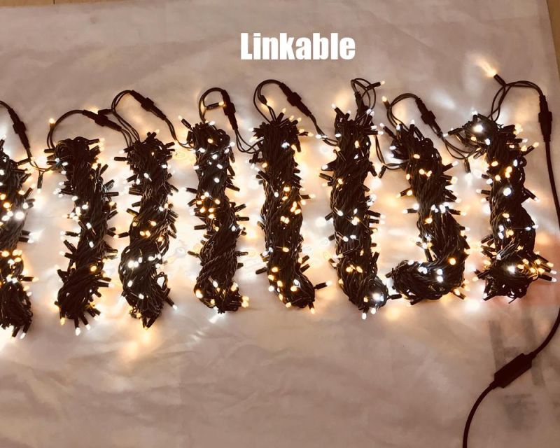 Waterproof Linkable IP68 Rubber Cable LED String Light with 10m 20m 30m 40m 50m