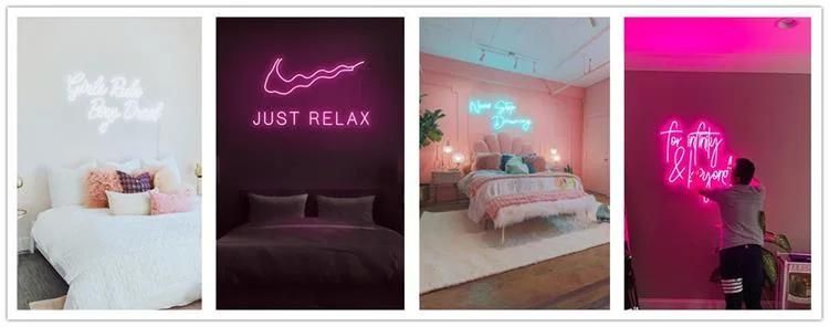 Best Selling Fast Delivery Paint LED Silicone Light Letter Custom Babe You Look So Cool LED Neon Sign