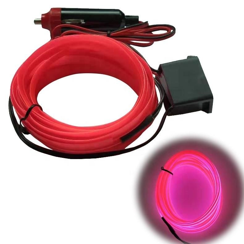 Custom Colorful EL Cold Light Wire Strip for Car Decoration