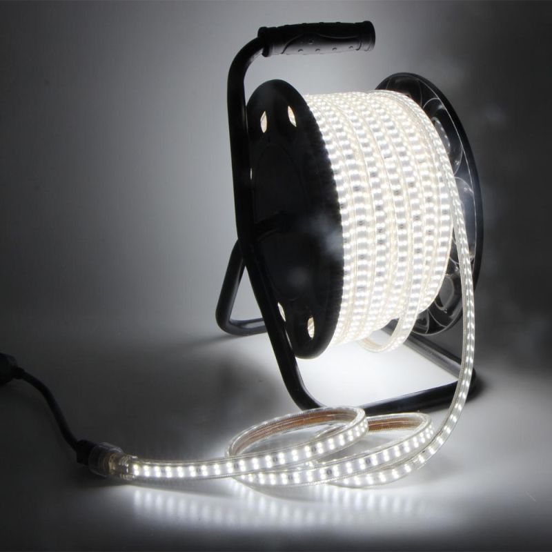 220V/230V High Brightness 1500lm/M 2835-180 Portable Reel LED Strip 6000K