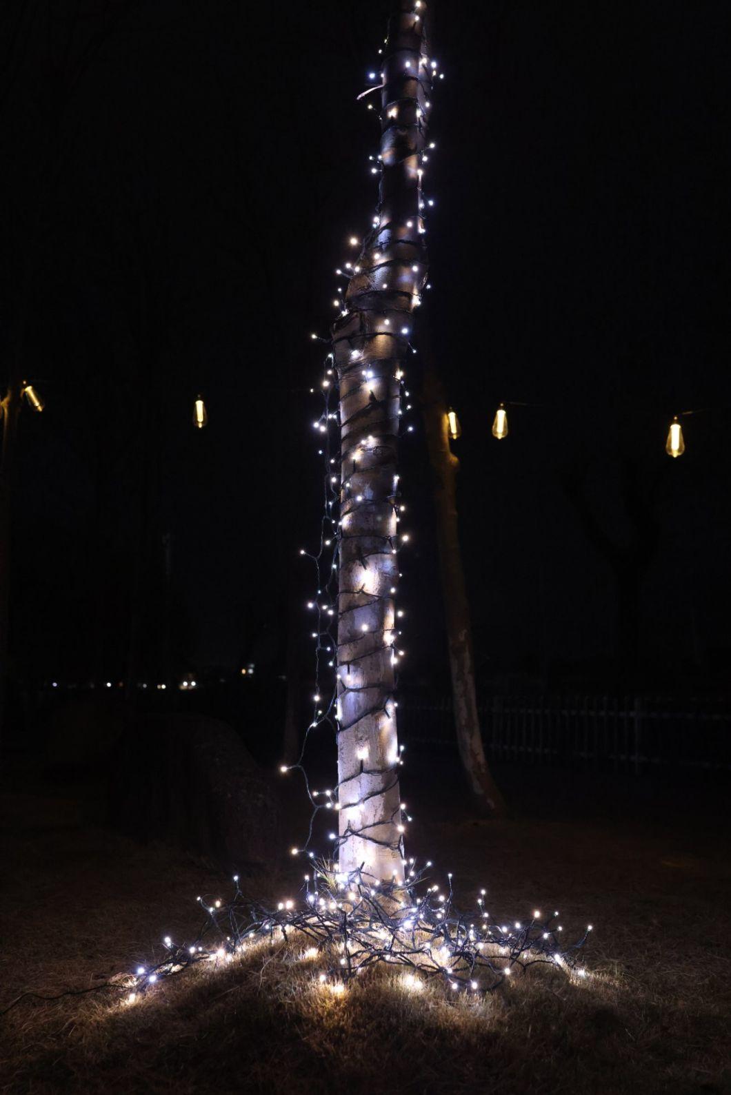 LED Solar Lamp Waterproof Dual-Color Fairy String Outdoor Waterproof Garden Christmas Light