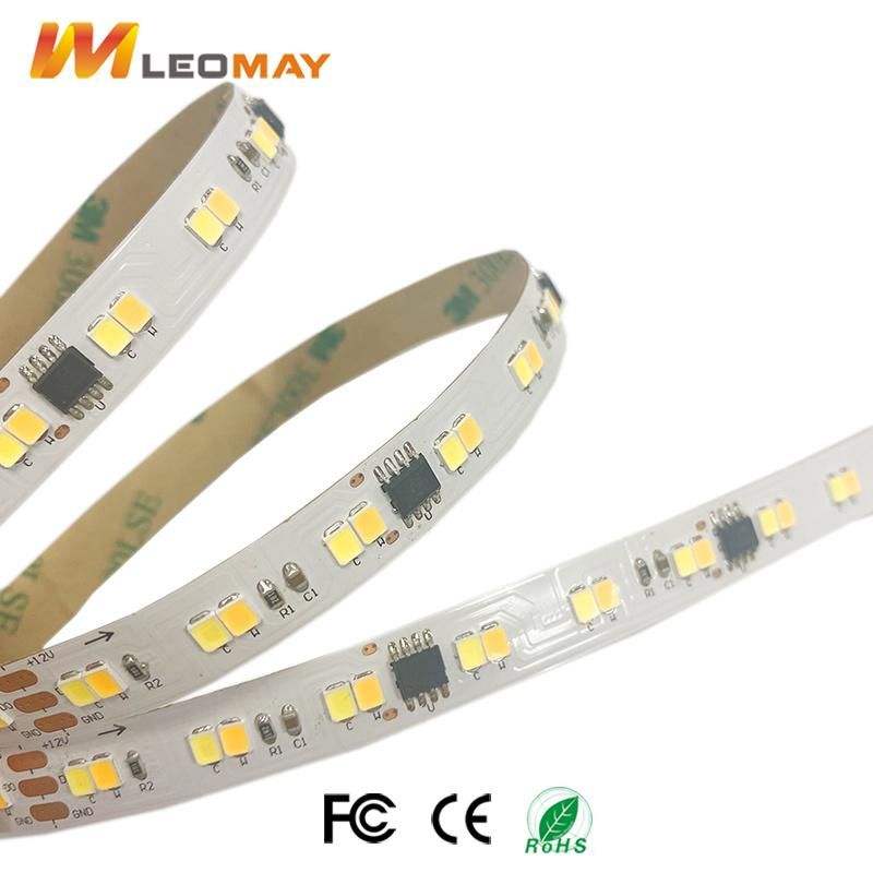 12V 2835 Led Strip Light 144Leds/M 1903Ic Cct 10Mm 8W Dual Color Light Strip