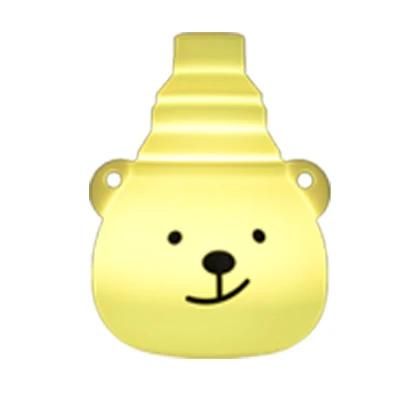 New Arrival 3D Night Light Colors Changeable Bear Shape Baby Choice Mini Size LED Kid&prime; S Toys Silicone Bedside Lamp for Children Baby