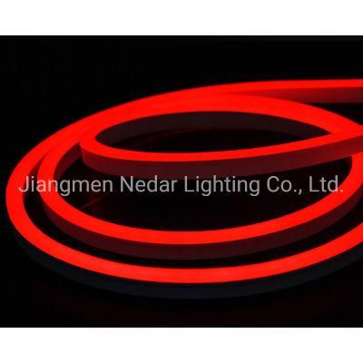 Holiday Christmas Wedding Decoration Light DC24V Flexible SMD2835 LED Neon Lamps Waterproof Red Color