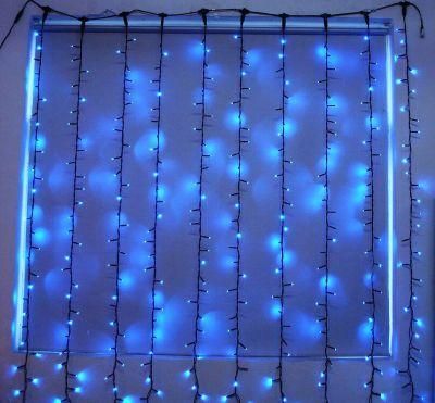 Christmas Outdoor Detachable Connectable Rubber Wire LED Twinkle Light Curtain Icicle Lights