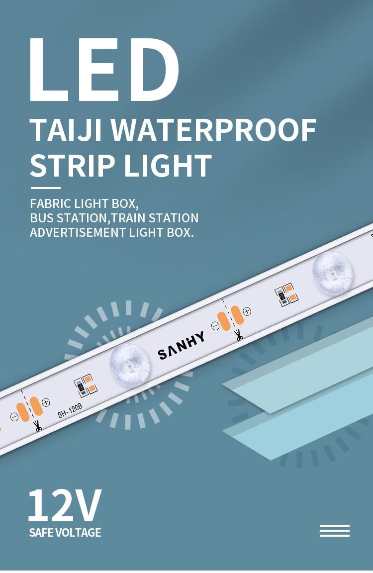 SMD 2835 12 LEDs/M LED Strip Lights Bar for Slim Lighting Box Strip