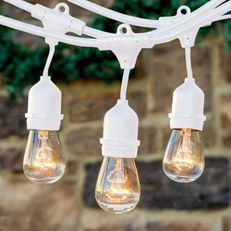 Remote Control Christmas Festoon Garland Outdoor LED String Light