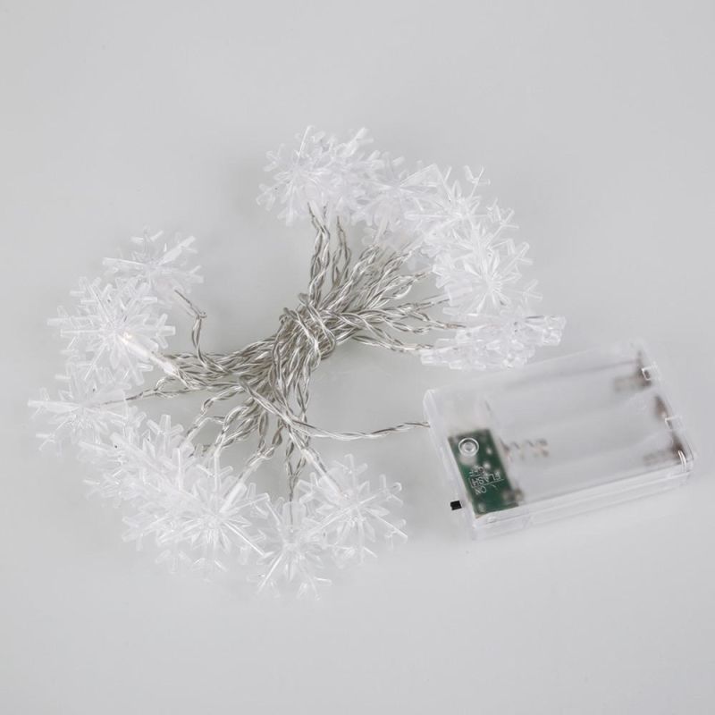10 20LEDs Christmas Tree Snow Flakes LED String Fairy Light Party Home Wedding Garden Garland Christmas LED Lights Decoration