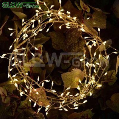 White Christmas LED Fairy String Light for Xmas Ornament Wedding Tree Garden Home Ramadan Holiday Festoon Decoration