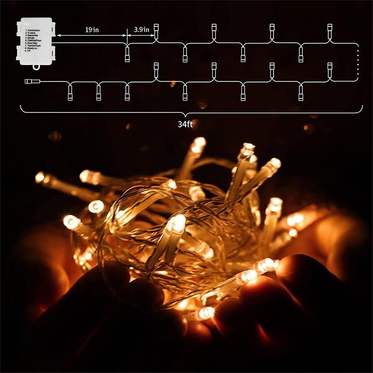 Window Curtain LED Star Diwali String Light Indoor Home Deco