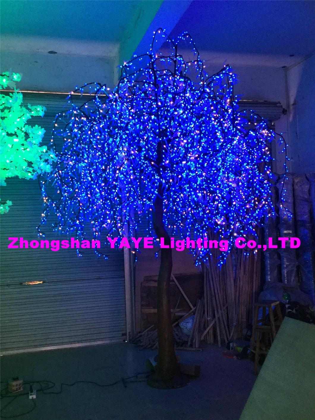 Yaye CE & RoHS Approval Outdoor RGB LED Holiday Tree Light / LED Willow Cherry Tree Light/LED Garden Tree IP65