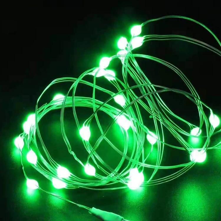 10m Remote Control and Battery Case Christmas Dimmed LED Light String