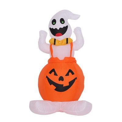 Halloween Inflatable Outdoor Colorful Dimming Ghost Pumpkin Light