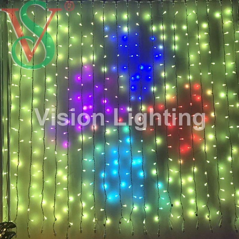 Christmas Decoration DMX512 Smart Madrix LED Pixls String Light