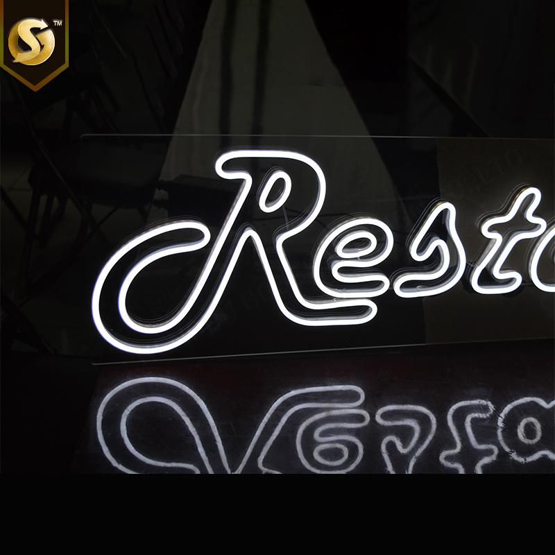 Custom Made Acrylic LED Light Neon Letters Signs for Wall