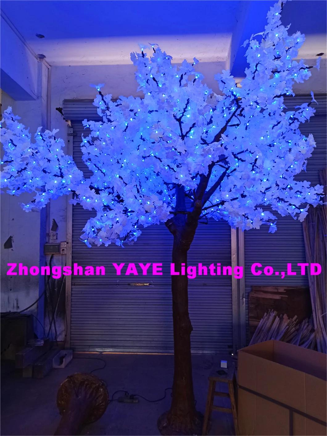 Yaye Hot Sell Outdoor LED Maple Tree Light / Pink LED Maple Tree /Lighted Maple LED Light