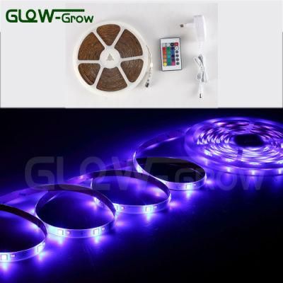 5m Waterproof RGB White SMD LED Strip Light for Stair Table Decoration