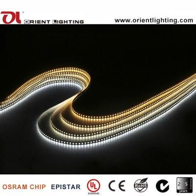 UL Ce 4000K SMD1210 120LEDs/M, 9.6W/M Waterproof IP65 LED Strip Light