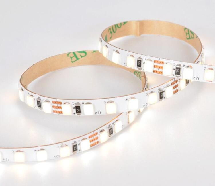 New arrival  LED strip light CCT 2835 156LED/M 5mm flexible LED strip