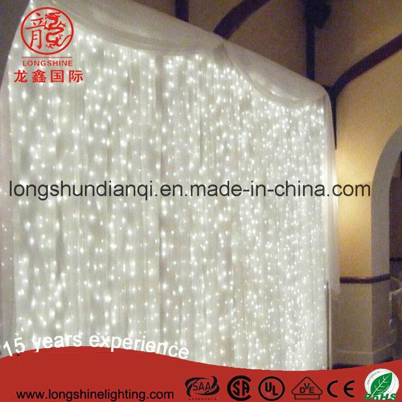 300LEDs 9.8feet LED Curtain Lights for Christmas Decoration