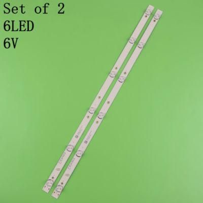 2 PCS LED Backlight Strip for Polar 32ltv2002 Jl. D32061330-081as-M Fzd-03 E348124 Ms-L1343 L1074 V2 Ms-L2430 Ms-L2202 V2