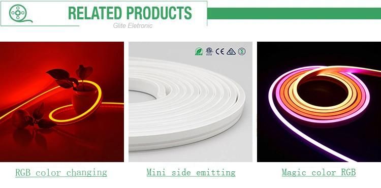 24V Flexible High Ra 90warm Neon White 120LED DOT Free White Dimmable LED Strip Neon