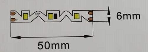 S-Shape Best Quality SMD LED Strip Light 2835 60LEDs/M DC12V/24V/5V for Side View/Bedroom