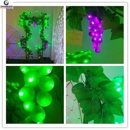 New Style Holiday Wedding Decoration Waterproof LED Grape String Light