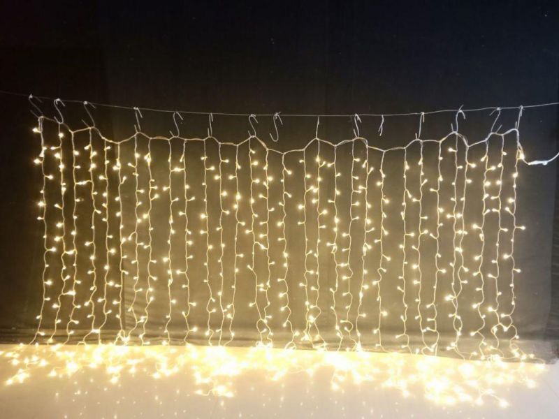 LED Waterfall Curtain Lights Hotel Market Shopping Mall Decoration LED String Light