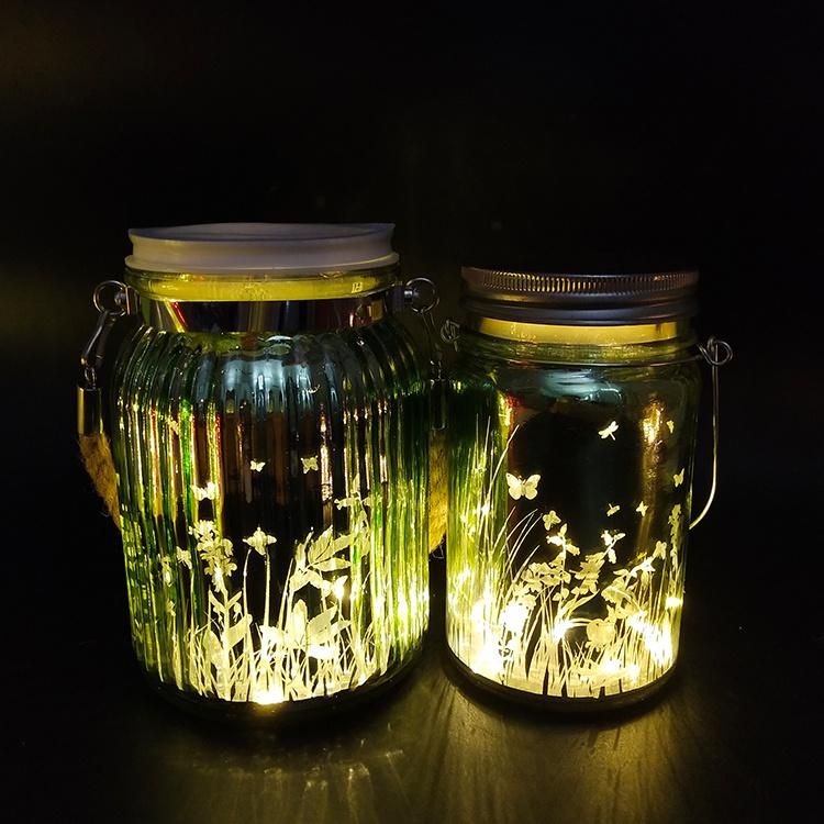 LED String Fairy Star Firefly Mason Glass Jar Copper Wire Lights