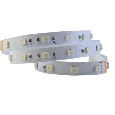 SMD3838 70LEDs/m RGB 24V 8mm LED Strip with High Quality