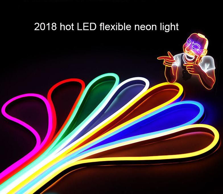 2018 Hot 8*16mm 12V 24V 220V LED Flexible Neon Strip Rope Light