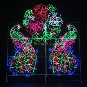Peacook 2D Motif Light Waterproof for Park and Commercial Decoration