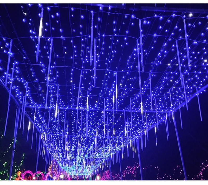 30cm/50cm LED Meteor Shower Garland Holiday Strip Light Outdoor Waterproof Fairy Lights for Garden Street Christmas Decoration