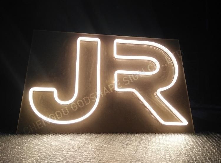 Customized Acrylic Back Plate Neon Light Advertising LED Letters Neon Sign