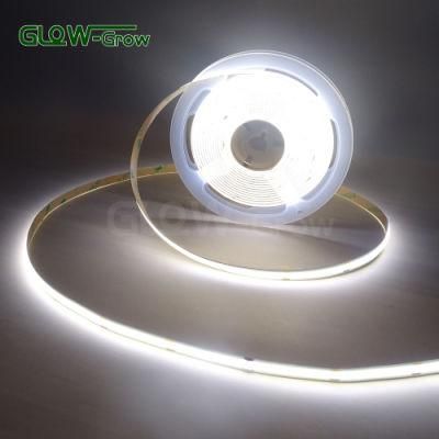 IP20 12V 5m 528LEDs/M 10mm Pfc Board LED COB Strip Light for Project Bar Decoration