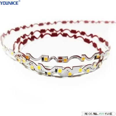 7.2W/M Zig Zag 41.6mm Cut 72LEDs/M 6mm S-Type LED Light Strip