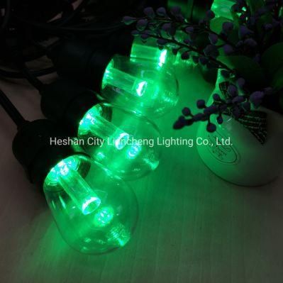 Liancheng RGB S14 Lamp 15L Rainproof Christmas Holiday Lighting Wedding Supplies Fairy String Lights