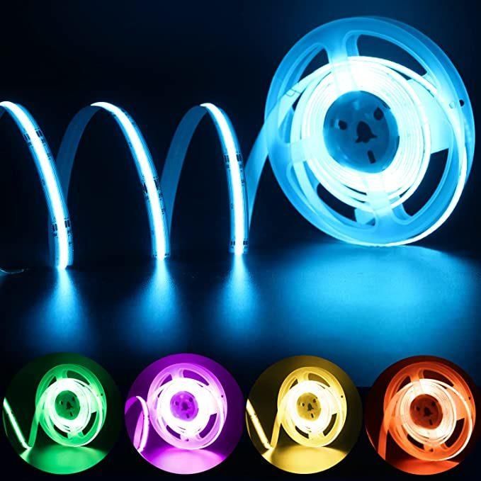 High Bright 24V Thin LED Tape 5mm Flexible Warm 120LED 2835 LED Strip Light