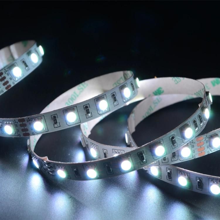 Indoor Lighting Triangle SMD5050 RGB LED Strip Light For Christmas Tree 60LED, 60LEDs/m