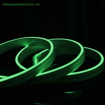 Green CE RoHS UL Outdoor Usage Silicon Gel Waterproof Decorative Lighting LED Flexible Slim Neon Strips