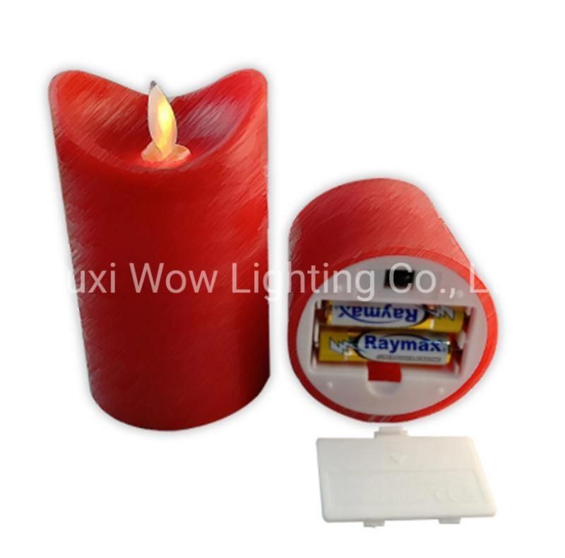 Red Heart-Shaped Pendant Candle Lamp Column Electronic Candle Lamp Romantic Birthday Wedding Decoration Vindicating Props