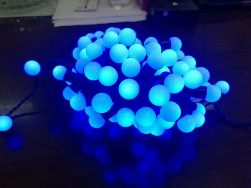 Waterproof LED Ball String Light for Outdoor Christmas Decoration