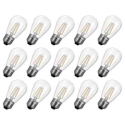 S14 LED Edison Bulbs Light Replacement for Outdoor String Light E27