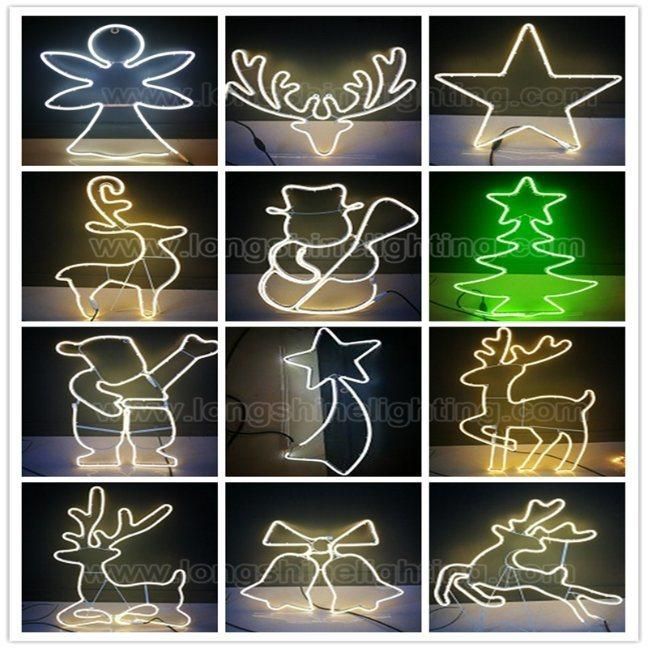 LED Christmas Snowflake Motif Sign Light Flamingo Letter