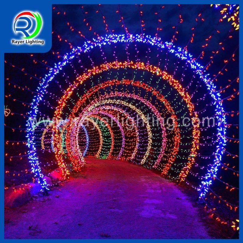 10m 100 Lights RGB Auto Flicker Outdoor LED Decoration Lights